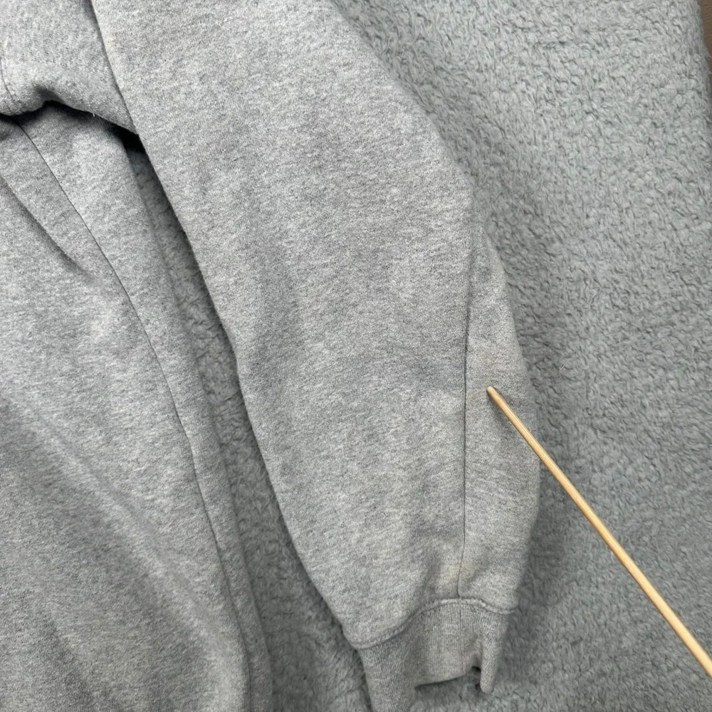 Carhartt Mens XL Tall Gray K288 Sleeve‎ Logo Original Fit Hooded Sweatshirt